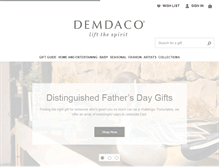 Tablet Screenshot of demdaco.com